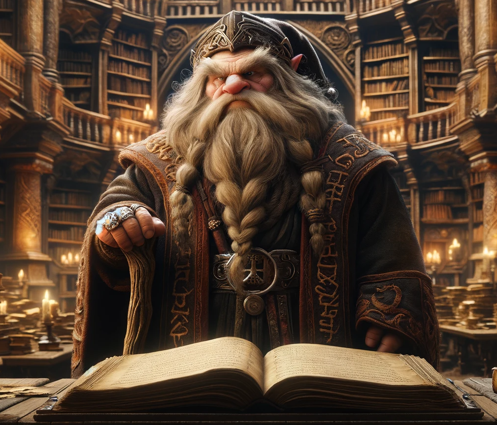 The Grumpy Guardian of Knowledge: A Deep Dive into the Archives of Wisdom